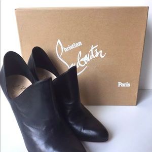 Christian Louboutin Dugueclina black booties